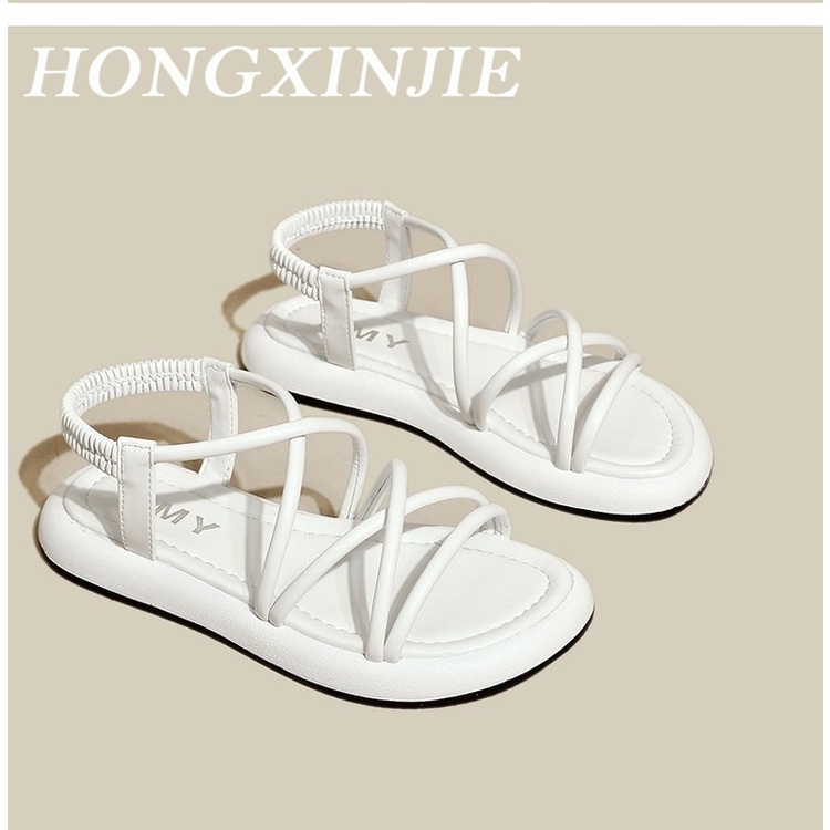 HONGXINJIE dép sandal nữ dép đi biển dép đế cao Thoải Mái Xinh Xắn  B98G1RU 35Z230830