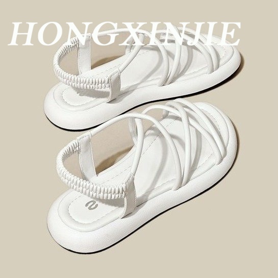 HONGXINJIE dép sandal nữ dép đi biển dép đế cao Thoải Mái Xinh Xắn  B98G1RU 35Z230830