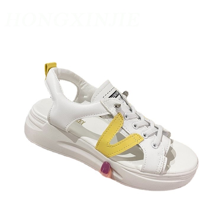 HONGXINJIE  dép sandal nữ dép đi biển dép đế cao Thoải Mái Xinh Xắn   Phong cách Thoải mái Thời trang Đẹp B98G1RB 37Z230910