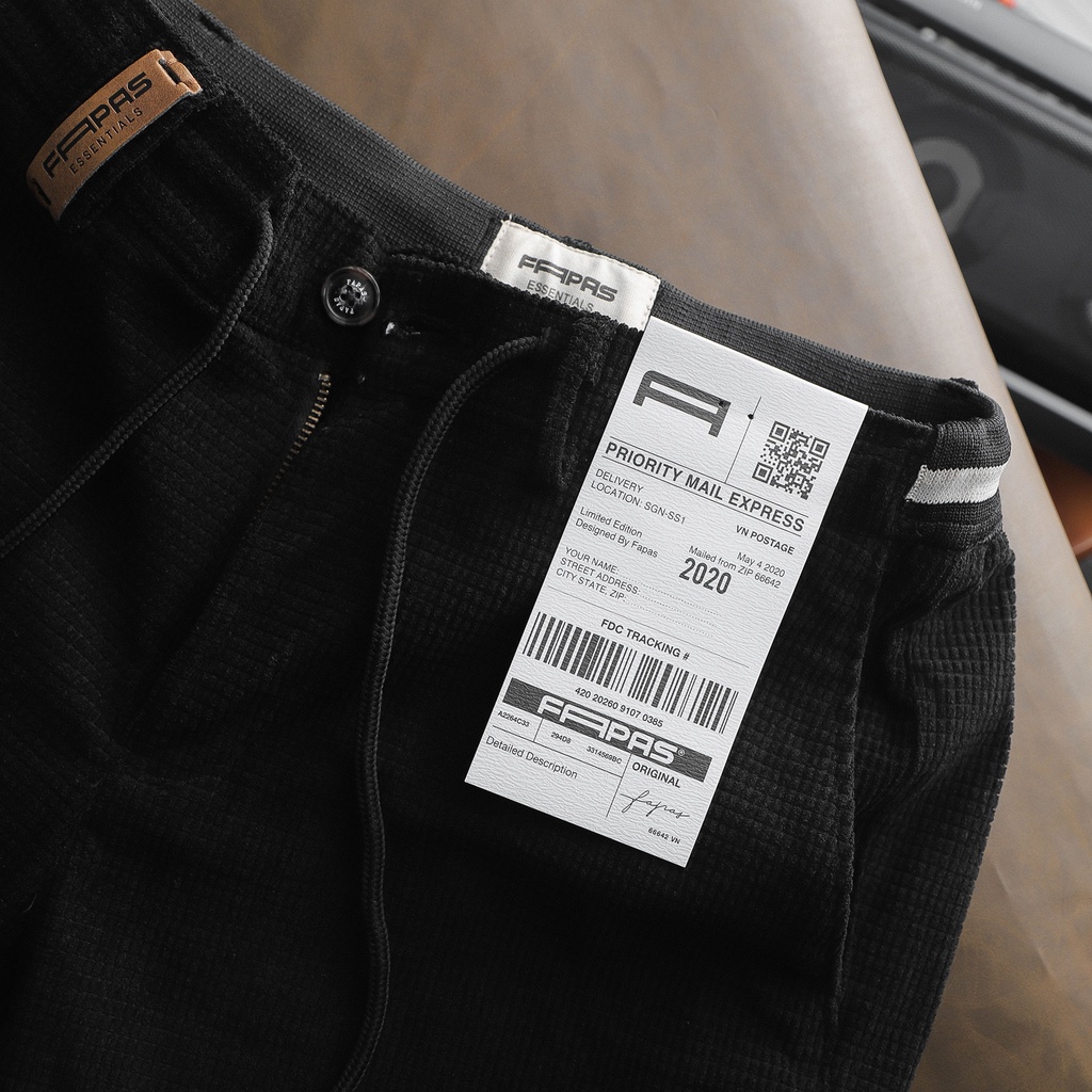 Quần Shorts Nam Chất Vải Pique Lưng Thun Dây Rút Lino ss2 FAPAS