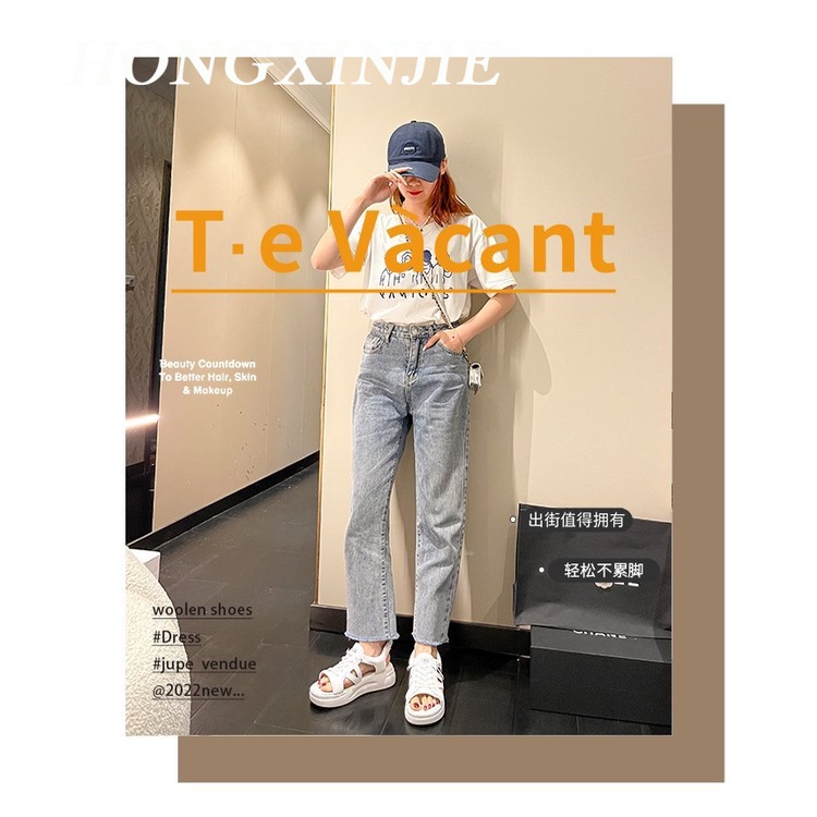 HONGXINJIE  dép sandal nữ dép đi biển dép đế cao Thoải Mái Xinh Xắn   Phong cách Thoải mái Thời trang Đẹp B98G1RB 37Z230910