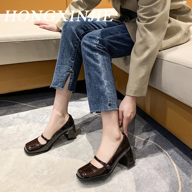 HONGXINJIE  Giày Cao Gót Mũi Nhọn GIÀY SANDAL Thời Trang Mới 2023 Cho Nữ  ins Stylish Đẹp Phong cách B95G05L 37Z230910