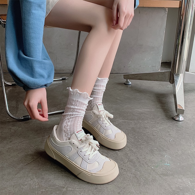 One more shoes⭐Vớ Ren Rỗng Siêu Mỏng Thời Trang Xuân Hè Thu Cho Nữ