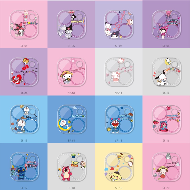 SANRIO Kính Cường Lực Bảo Vệ camera Sau Cho iphone 13
