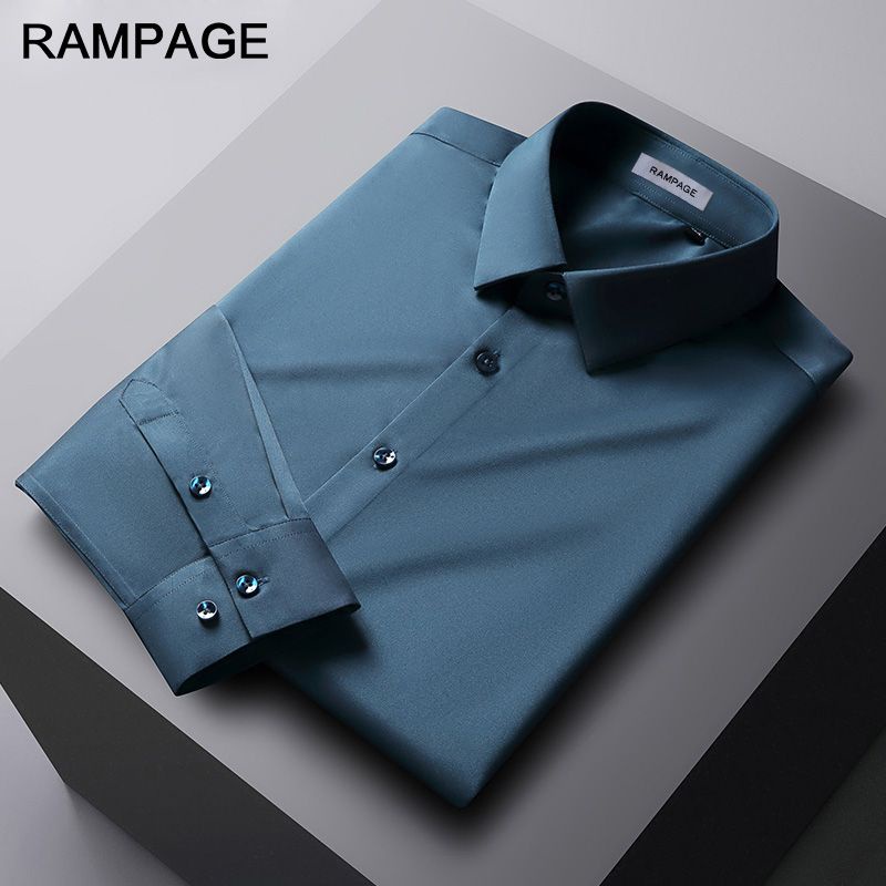 Áo Sơ Mi Màu Sắc Đơn Giản Thanh Lịch Cho Nam