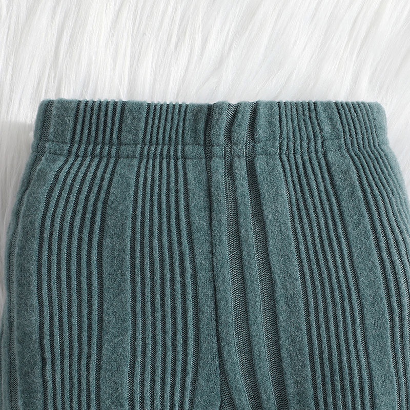 Combo bộ đồ bé gái trai 3-24tháng Màu Trơn Cổ Cao Áo Sweater Tay Dài áo phông quần dài Mùa Đông set thời trang cho bé trẻ em sơ sinh
