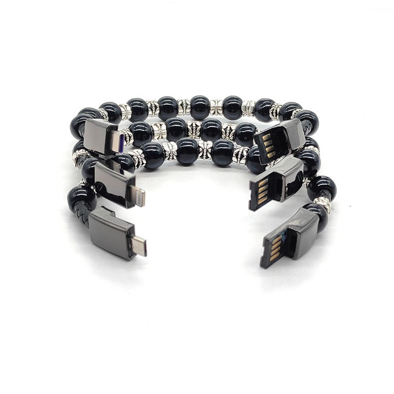 Cáp Sạc Nhanh Kiêm Vòng Đeo Tay Sáng Tạo Dễ Thương Thời Trang Cho Ngày Lễ Tình Nhân / Sinh Nhật / Cảm Ơn