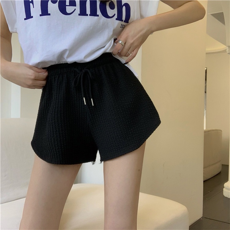 Quần Short Thể Thao Lưng Cao Dáng Rộng Cỡ Lớn Thời Trang Mùa Hè 2023 Cho Nữ