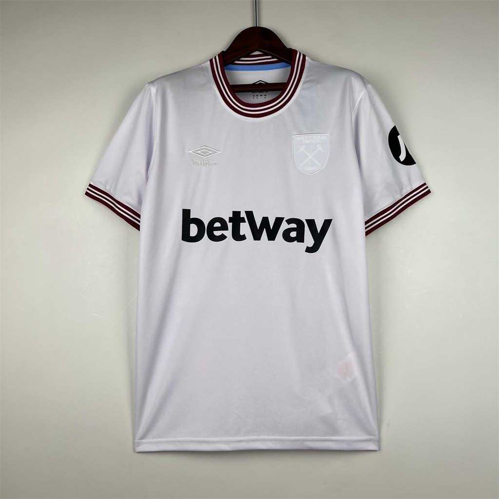 Áo Bóng Đá Câu Lạc Bộ west ham Sân Khách 23-24 size s-4xl Cho Nam