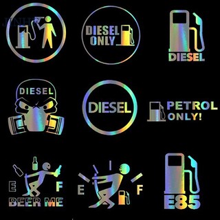 Sticker 3d Hình diesel Dán Trang Trí Xe Hơi