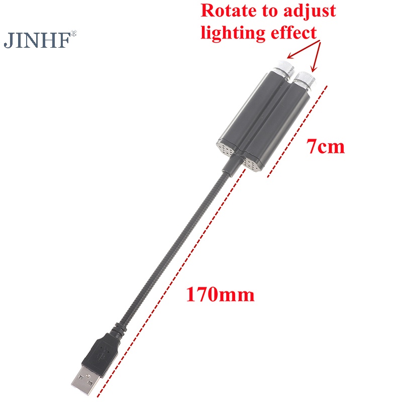 Đèn trần led xe ô tô JINHF chiếu bầu trời đầy sao chất lượng