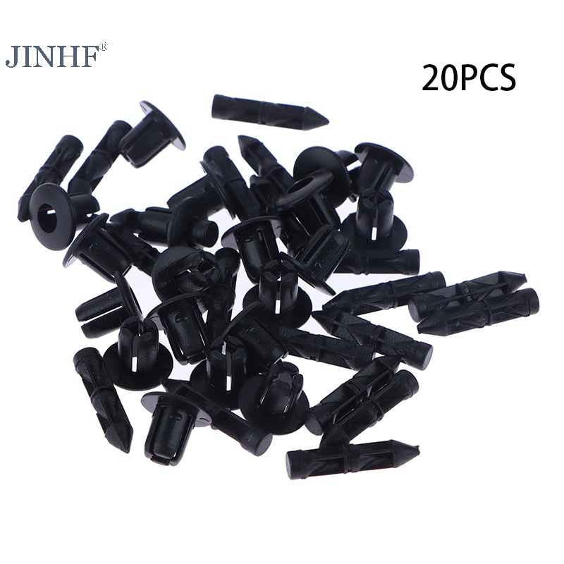Set 20 Đinh Tán 6mm Bằng Nhựa Cho Xe Máy