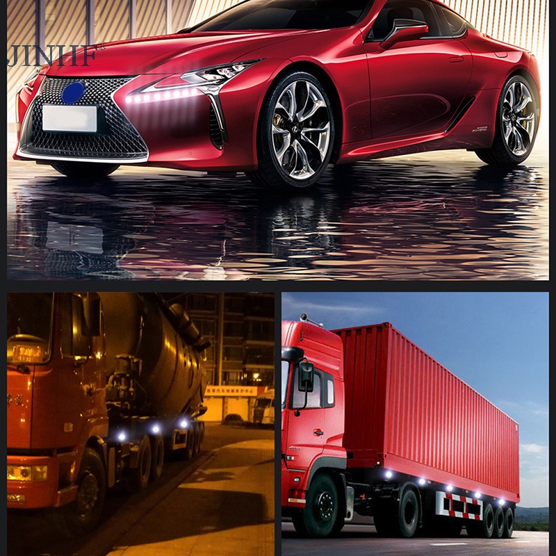 2 Đèn led Mắt Đại Bàng 23mm 4014 12smd Cho Xe Hơi