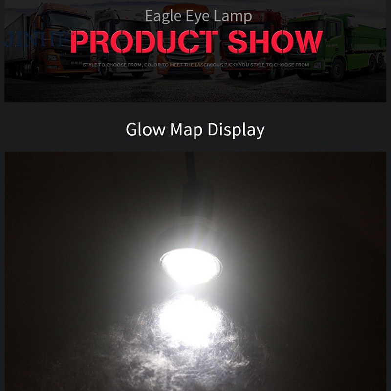 2 Đèn led Mắt Đại Bàng 23mm 4014 12smd Cho Xe Hơi
