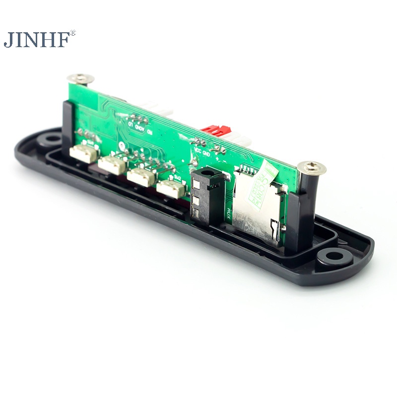 Jinhf Bảng Mạch Khuếch Đại Âm Thanh bluetooth 5.0 mp3 fm usb Mô-Đun aux 3.5 mm Cho Xe Hơi