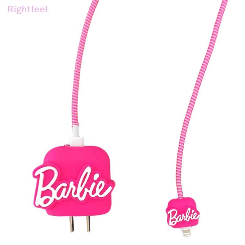 Vỏ Bọc Bảo Vệ Đầu Cáp Sạc iphone 20w Màu Hồng In Hình anime Dễ Thương Mới