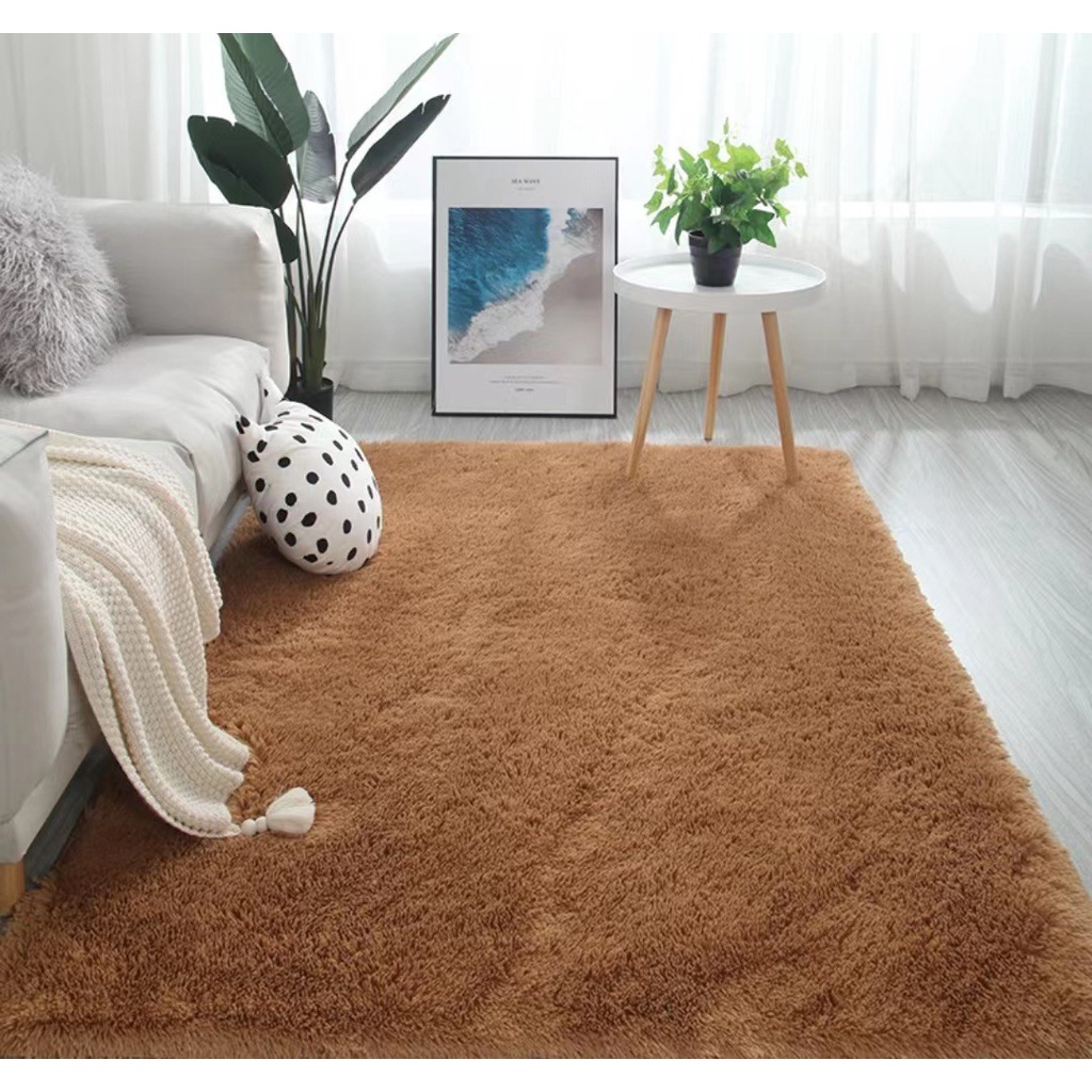 Thảm Lông Trải Sàn Trang Trí Phòng Khách / Phòng Ngủ