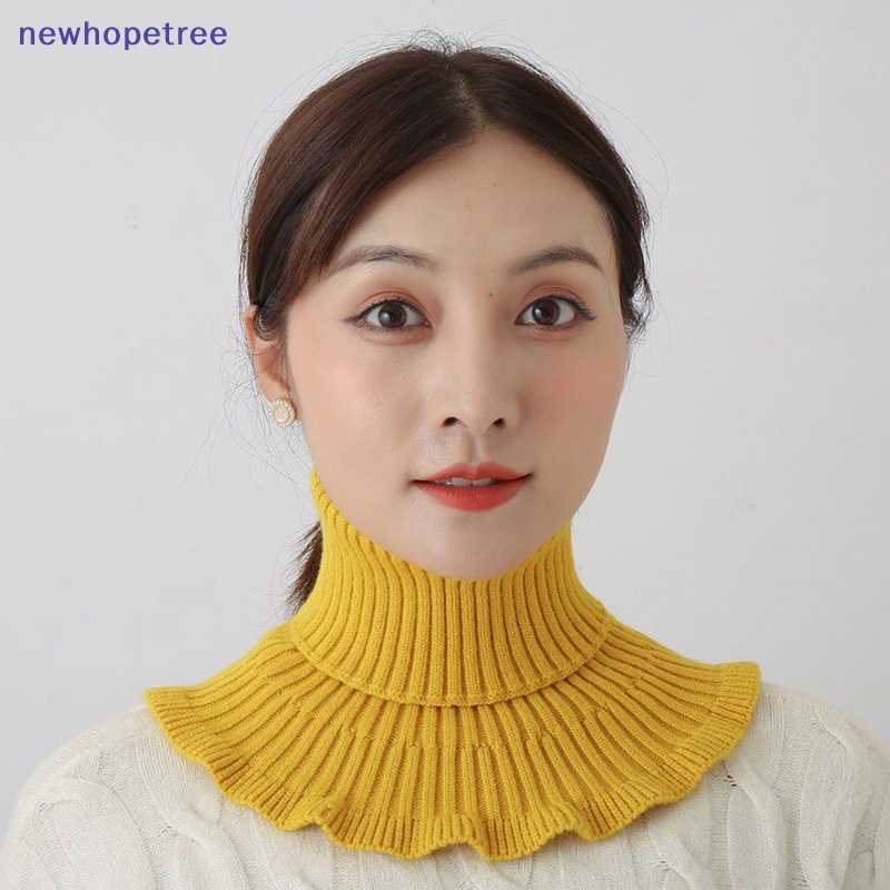 Ntvn Khăn Choàng Cổ Giả Dệt Kim Dày Dặn Ấm Áp Có Thể Tháo Rời Cho Nữ