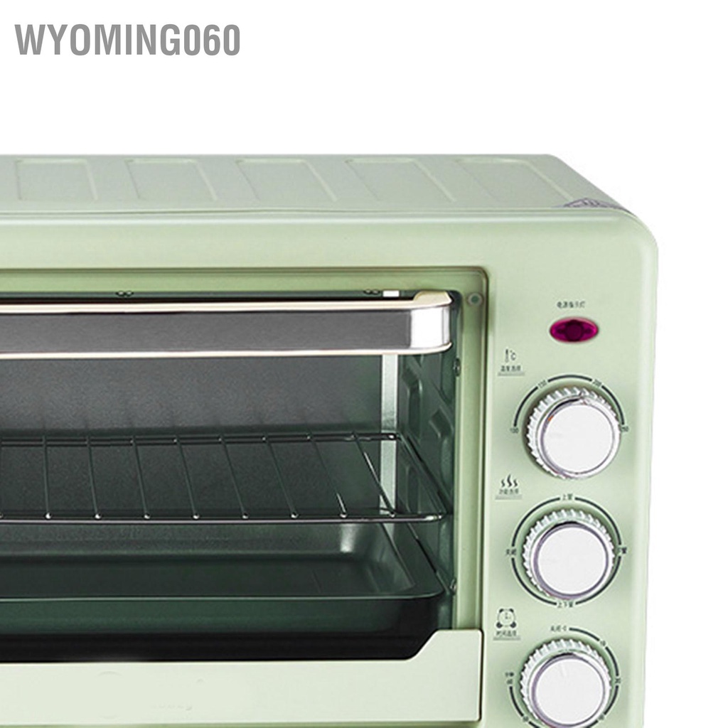 Wyoming060 Lò nướng gia đình nhỏ 22L đa chức năng điện mini Nhà bếp xanh bánh