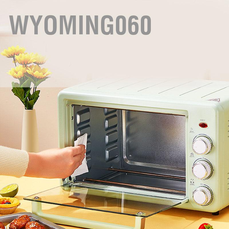 Wyoming060 Lò nướng gia đình nhỏ 22L đa chức năng điện mini Nhà bếp xanh bánh