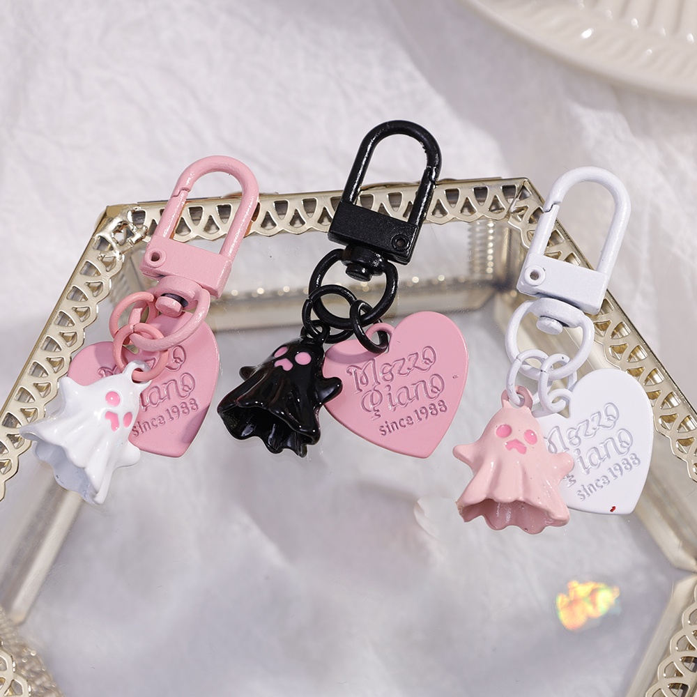 Phụ Kiện Trang Trí Điện Thoại / Chìa Khóa Xe Hơi Hình Ma Quỷ Hoạt Hình Bằng Hợp Kim mini Dễ Thương