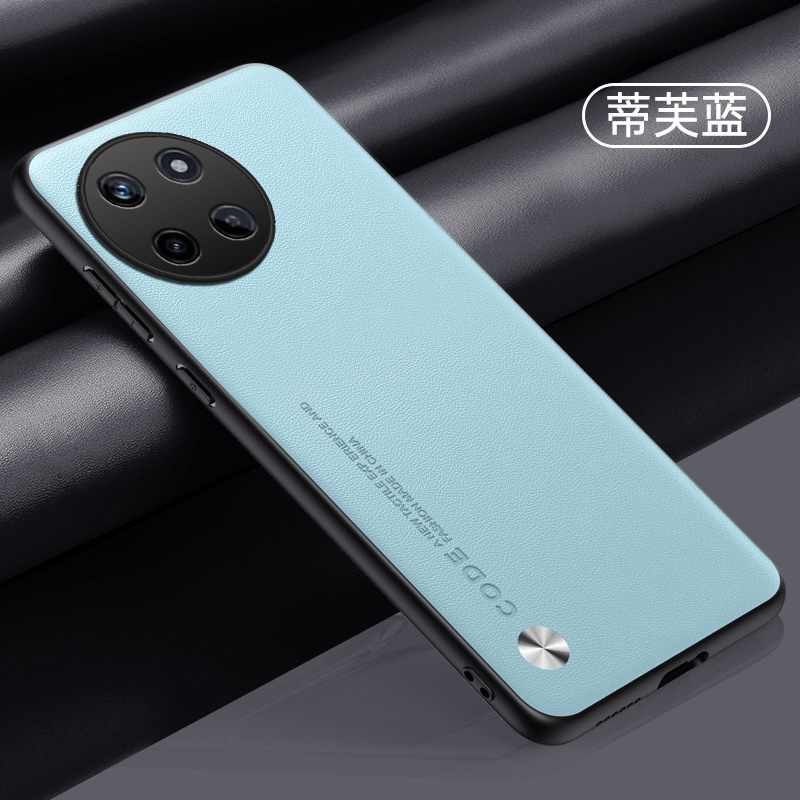 Ốp Bao Da Điện Thoại pu Viền Silicon Mềm Cho realme 11 realme11 4g Ốp