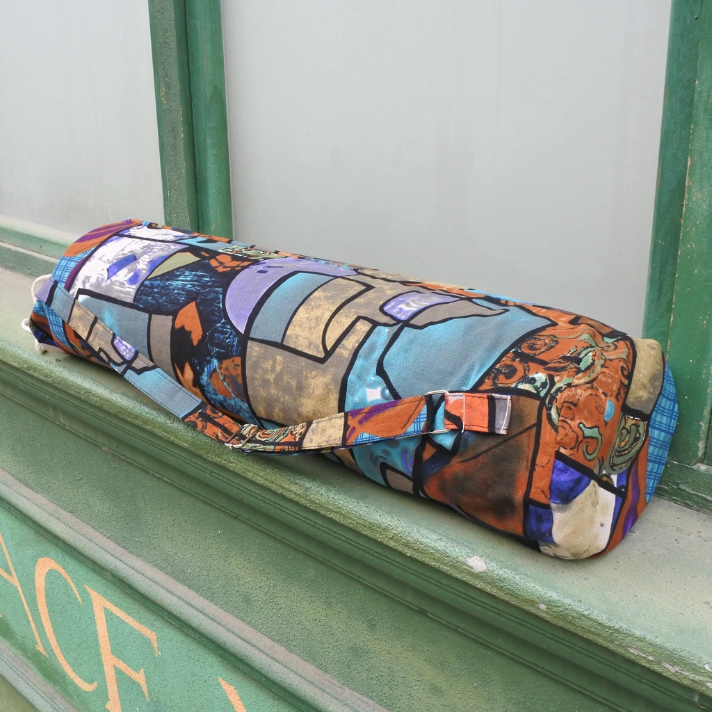 Túi Đựng Thảm Tập yoga Bằng cotton Mỏng Phong Cách Dân Tộc Cổ Điển Một Bên Vai Cho Nam Và Nữ