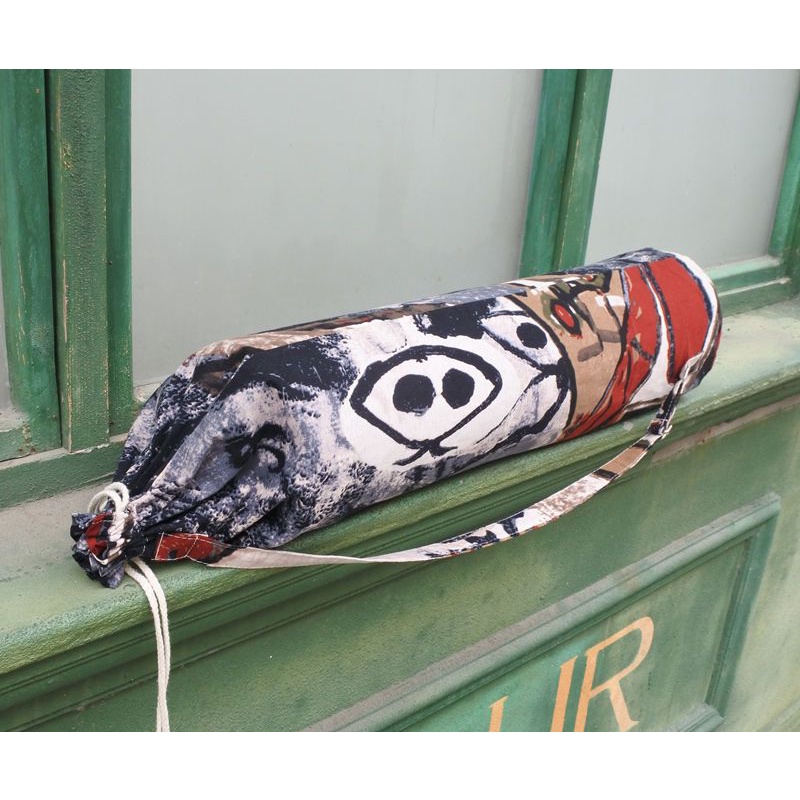 Túi Đựng Thảm Tập yoga Bằng cotton Mỏng Phong Cách Dân Tộc Cổ Điển Một Bên Vai Cho Nam Và Nữ