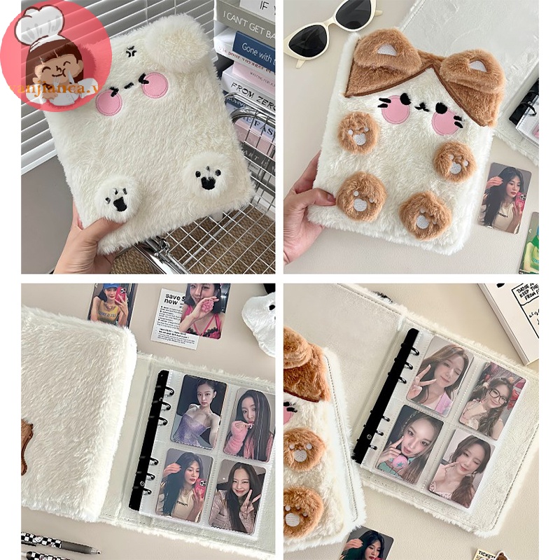 Yanca Sổ Lưu Trữ Ảnh Thẻ idol Mèo Bông Mềm Mại Dễ Thương vn