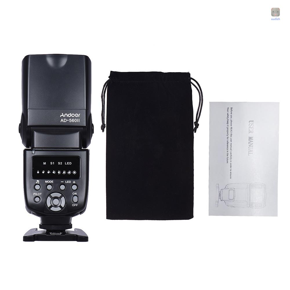Andoer Đèn flash Điều Chỉnh Được ad-560ii gn50 w Cho Máy Ảnh canon olympus pentax dslr 1