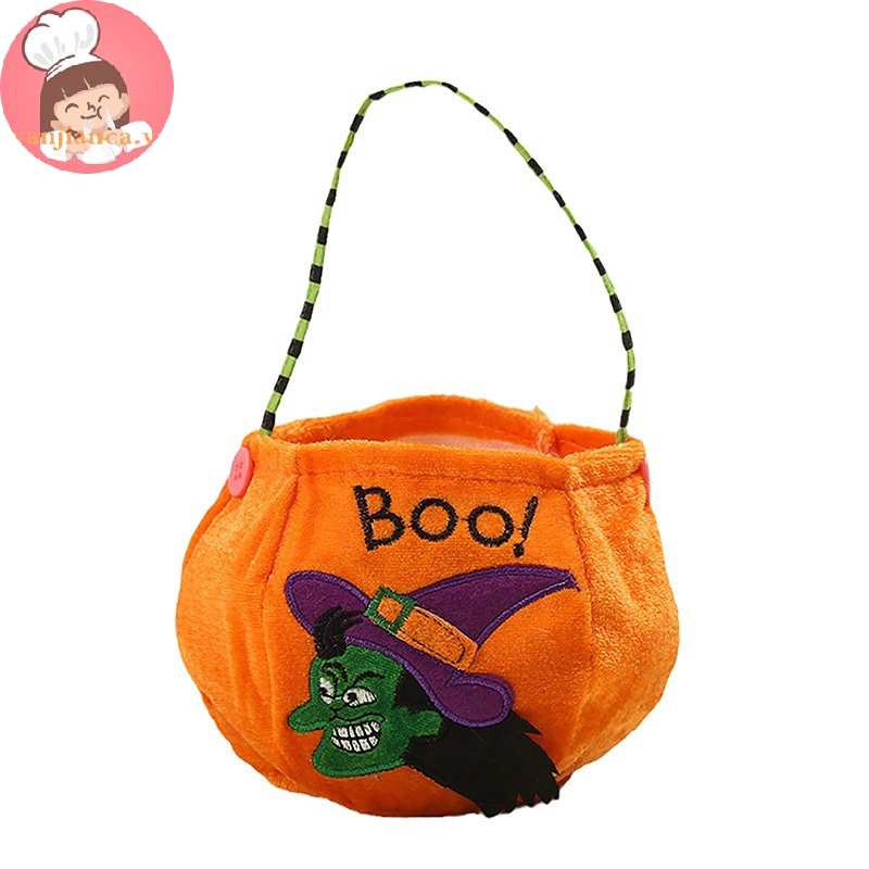 Yanca Túi Đựng Kẹo Hình Quả Bí Ngô halloween 2023 Dễ Thương Cho Bé vn