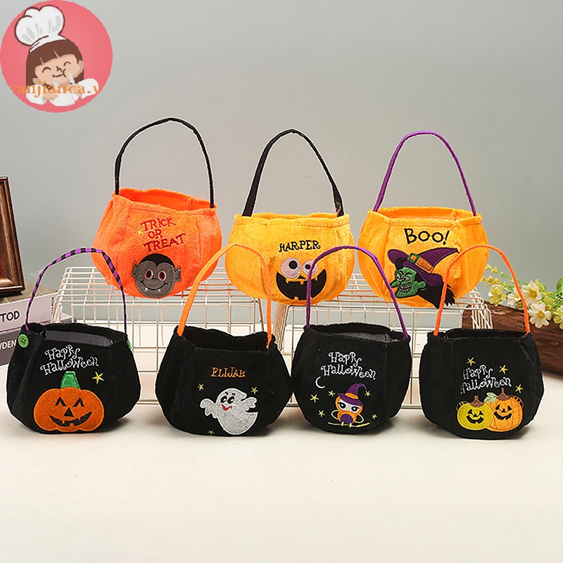 Yanca Túi Đựng Kẹo Hình Quả Bí Ngô halloween 2023 Dễ Thương Cho Bé vn
