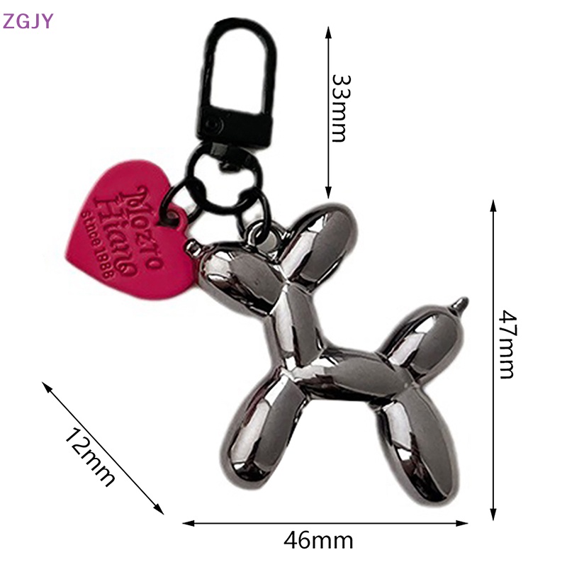 Móc Khóa Hình Chú Chó Khinh Khí Cầu Dễ Thương Mới