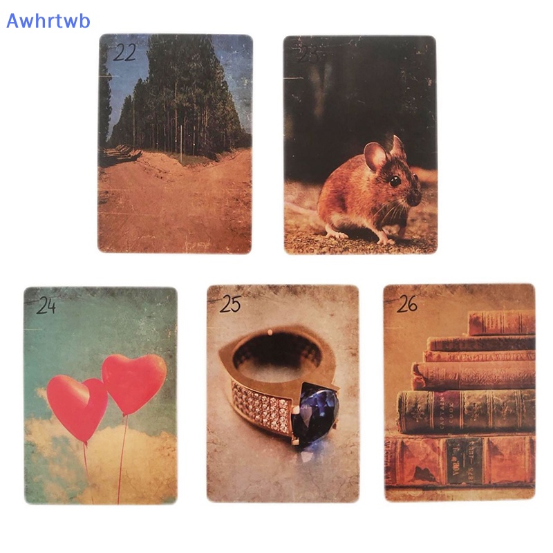 Bộ Bài tarot awhrtwb full Tiếng Anh Đầy Đủ Boonge lenormand Cho Gia Đình Mới