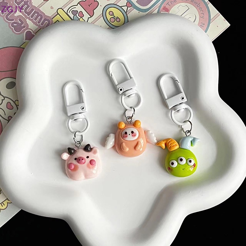 Móc Chìa Khóa Họa Tiết Hoạt Hình Dễ Thương Vui Nhộn Mới