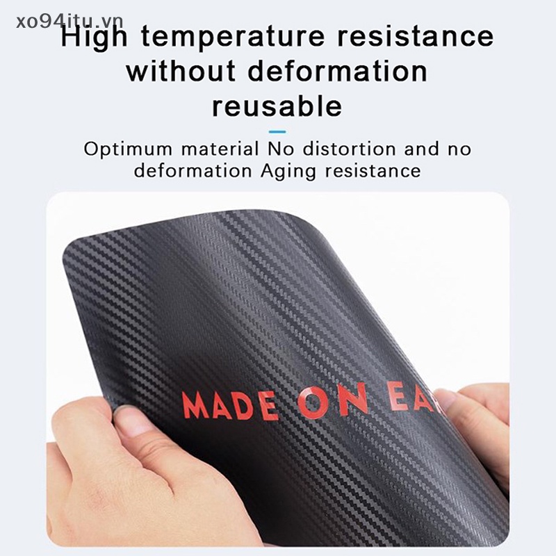 Xoitu Miếng Dán Đề Can pvc Mềm In Họa Tiết Sợi carbon Trang Trí Đèn Phanh Xe Hơi vn