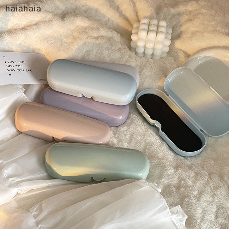 Hộp Đựng Mắt Kính / Kính Mát Màu Kem Dễ Thương Cho Học Sinh