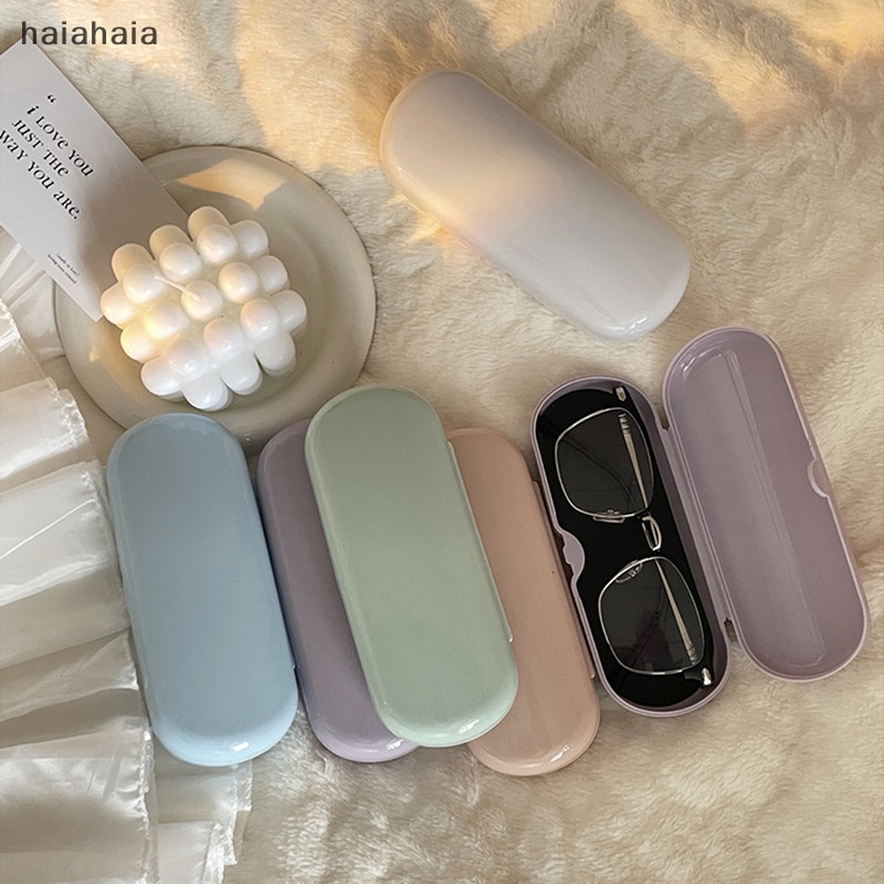 Hộp Đựng Mắt Kính / Kính Mát Màu Kem Dễ Thương Cho Học Sinh