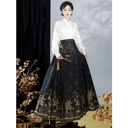 Yixi shengge  Váy Hán Phục Phong Cách Trung Hoa Mới Cho Nữ