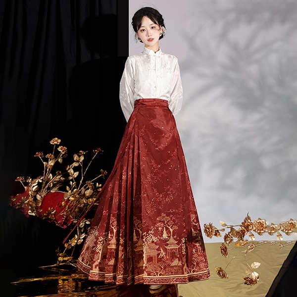 Yixi shengge  Váy Hán Phục Phong Cách Trung Hoa Mới Cho Nữ