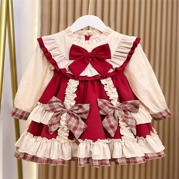 Đầm Công Chúa Phong Cách lolita Thời Trang Xuân Hè Cho Bé Gái