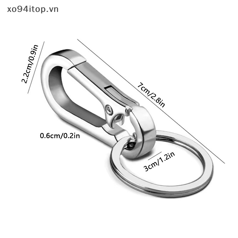 Xoitop Móc Chìa Khóa Hình Móng Ngựa Bằng Thép Không Gỉ Chống Thất Lạc Thời Trang Cho Nam vn