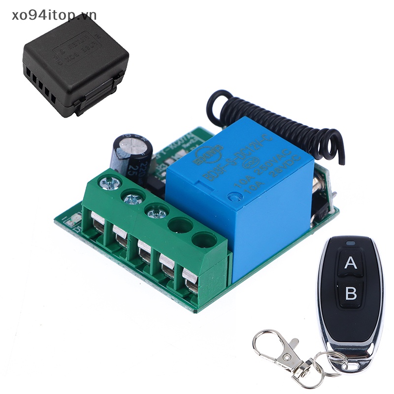 Xoitop Set 1 / 2 Mô-Đun Nhận Tín Hiệu Không Dây 220v 1ch rf 433Mhz vn