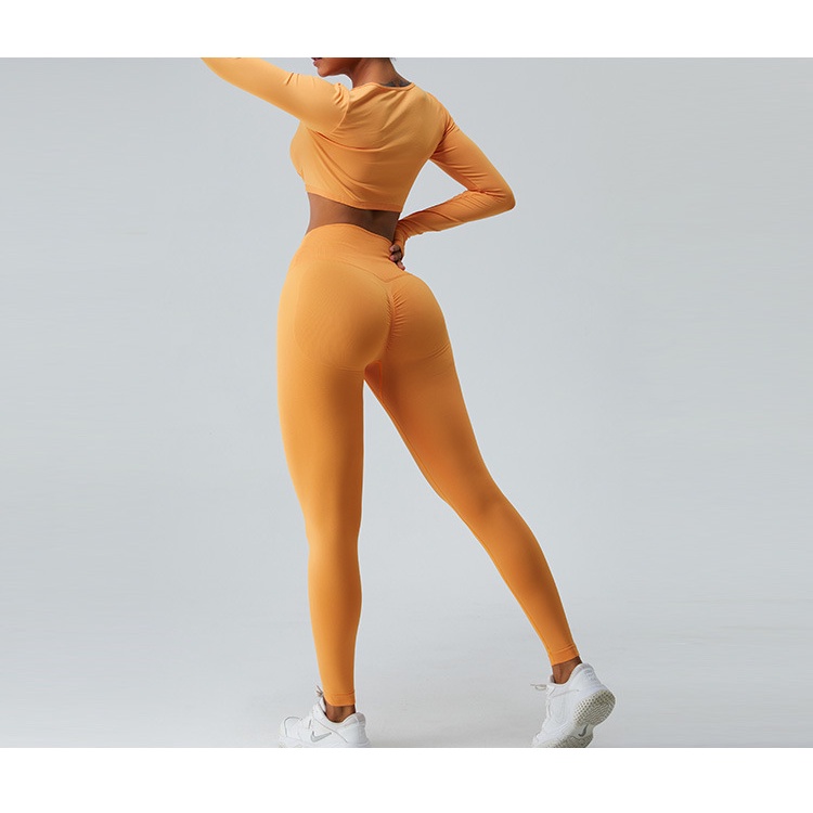 Mới Bộ Đồ Tập yoga Dài Tay Phong Cách Thể Thao Gợi Cảm Dành Cho Nữ