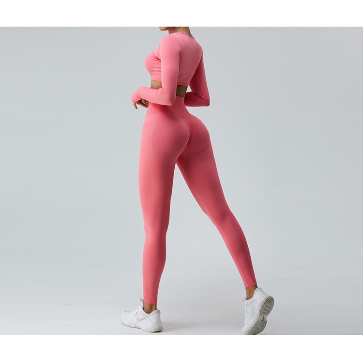 Mới Bộ Đồ Tập yoga Dài Tay Phong Cách Thể Thao Gợi Cảm Dành Cho Nữ