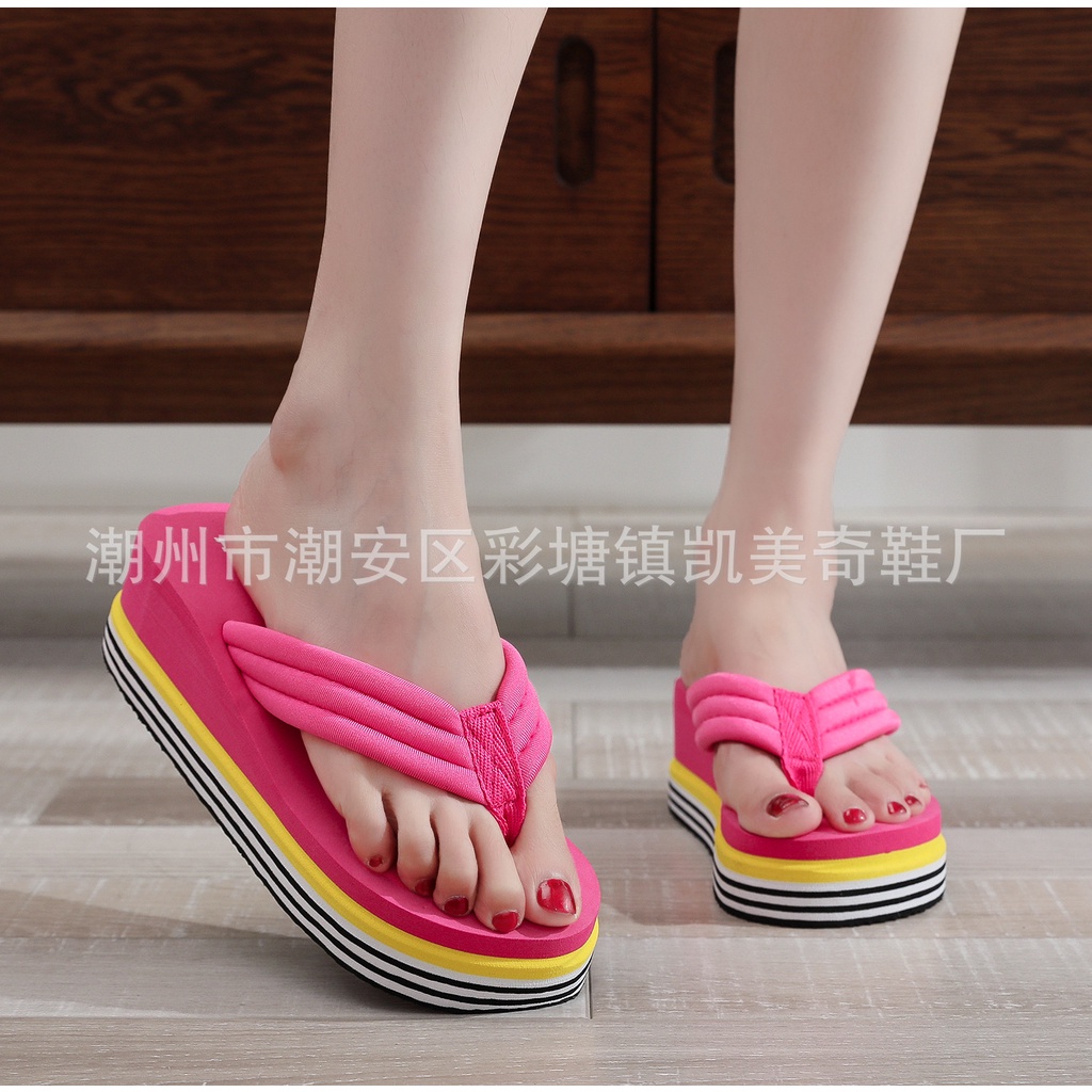 Dép Xỏ Ngón Đế Dày Thoải Mái Thời Trang Hàn Quốc Cho Nữ