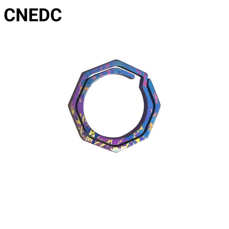 Móc Khóa Hình Bát Giác Bằng Titan Nhiều Màu Tháo Gỡ Nhanh