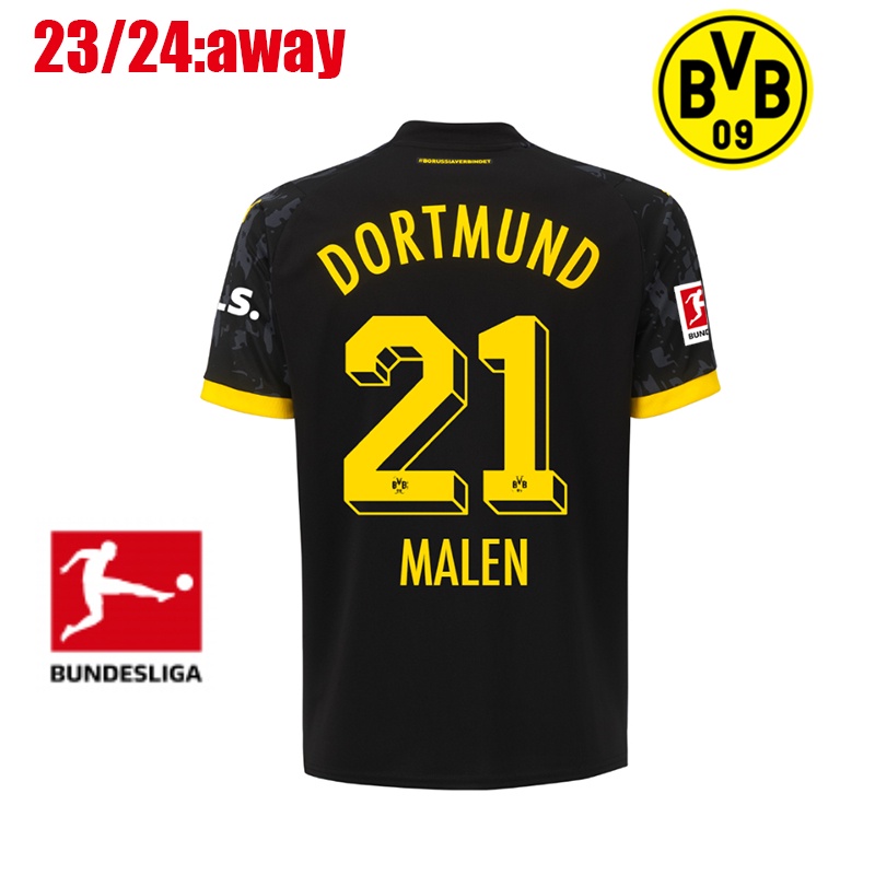 Áo Thun Đá Banh Số 23-24 dortmund Số 23 / 24 Chất Lượng Cao