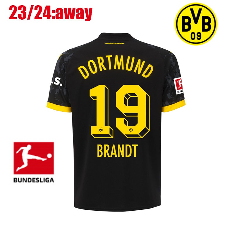Áo Thun Đá Banh Số 23-24 dortmund Số 23 / 24 Chất Lượng Cao