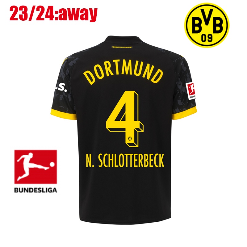 Áo Thun Đá Banh Số 23-24 dortmund Số 23 / 24 Chất Lượng Cao